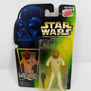 Star Wars Admiral Ackbar Action Figure The Power of the Force 1997 Kenner